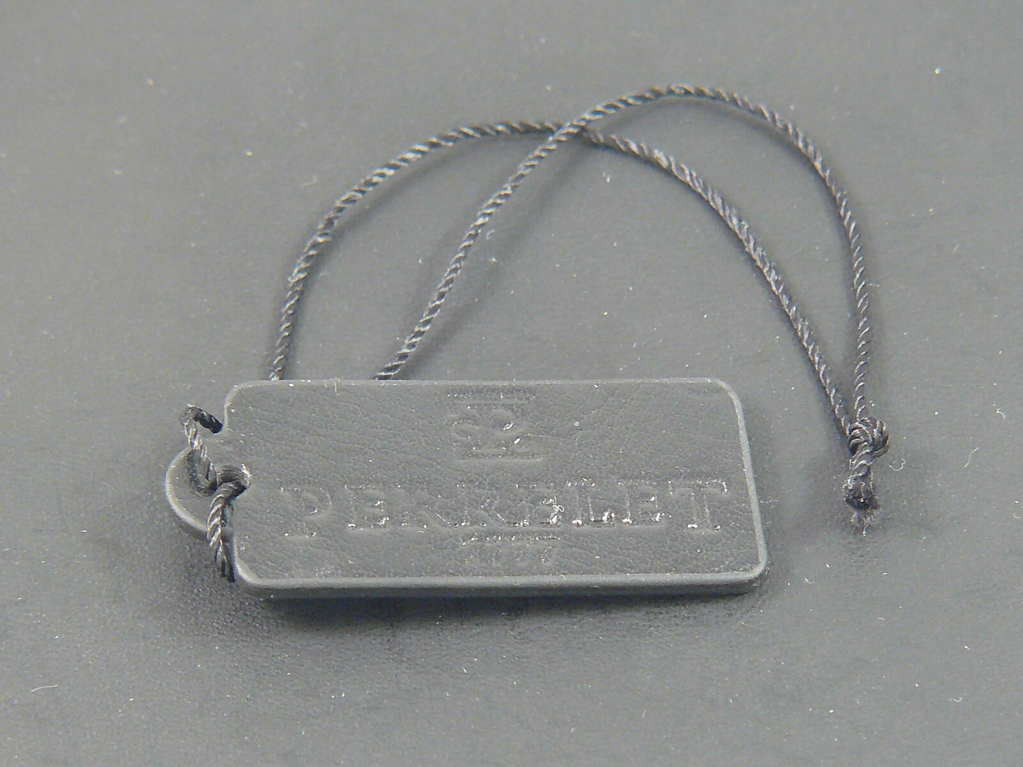 Perrelet tag label etiquette Turbine Carbon Forest Green A4065/4 Leatherette