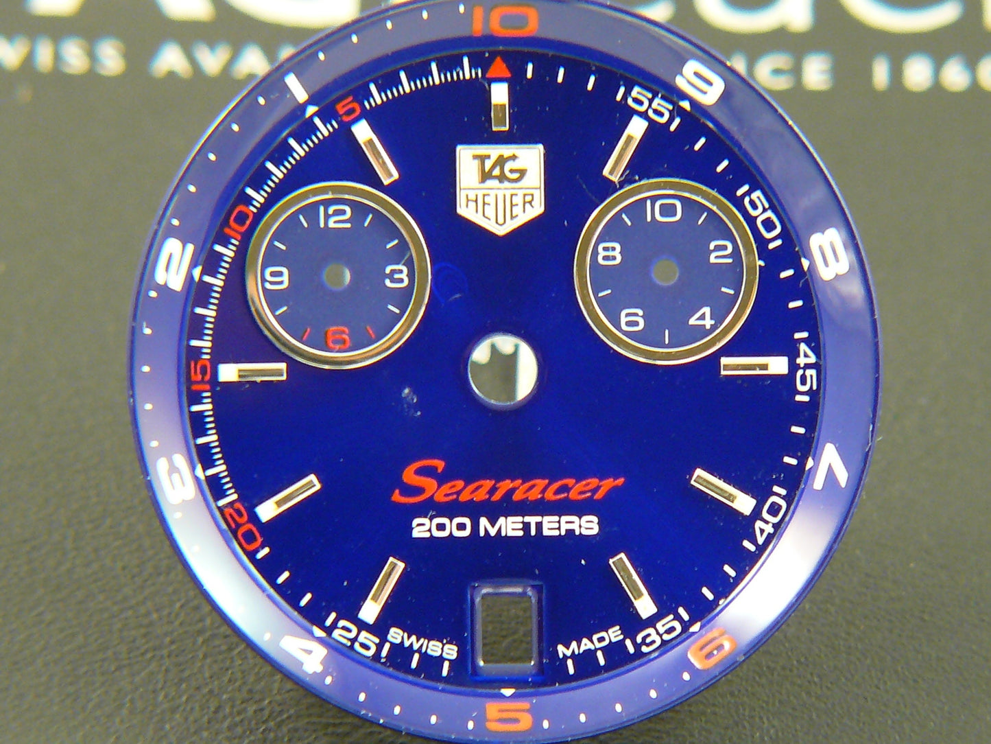 TAG Heuer Searacer Regatta Link Man 29.8 mm dial Blue + dial ring CT1115 parts