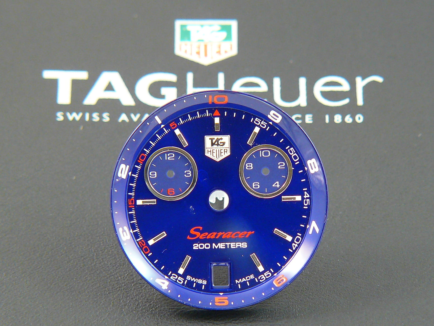 TAG Heuer Searacer Regatta Link Man 29.8 mm dial Blue + dial ring CT1115 parts