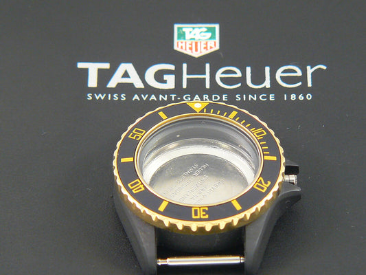 TAG Heuer 1000 Case set head Ladies Midsize Black Coral PVD 986.015 part from EU