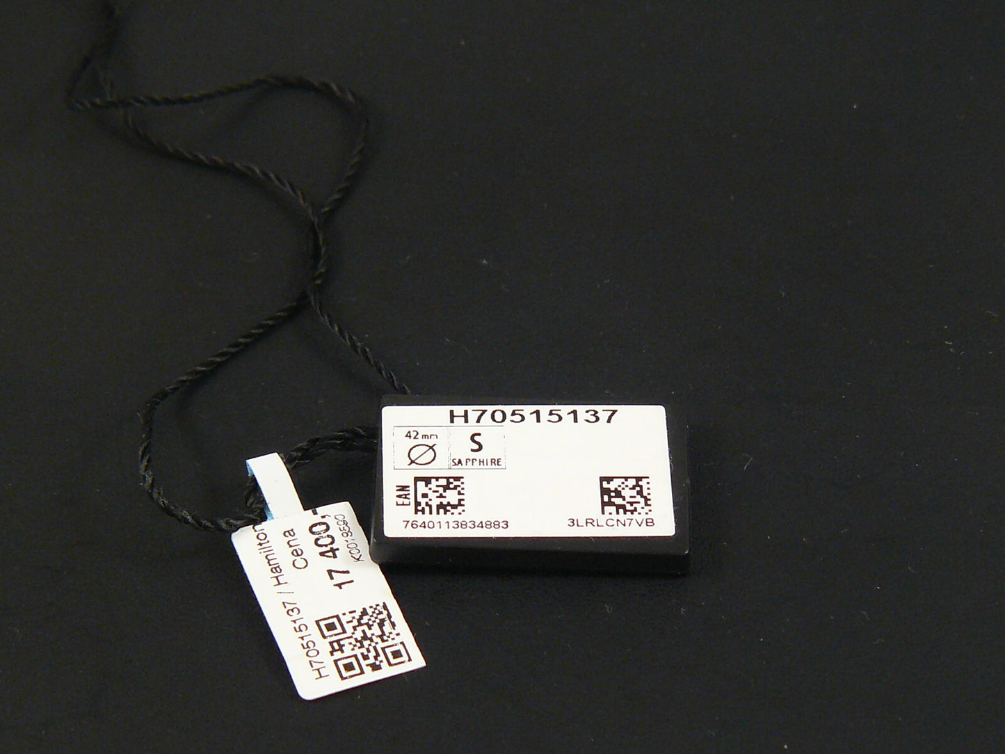 Hamilton tag label etiquette Khaki Field Automatic H70515137 collector's item