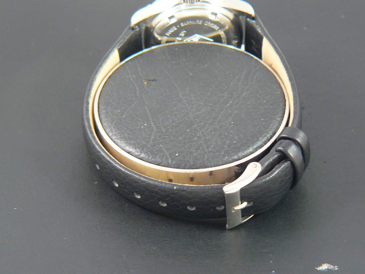 TAG Heuer 2000 Professional Ladies WK1312 black dial on a black Speidel band EU